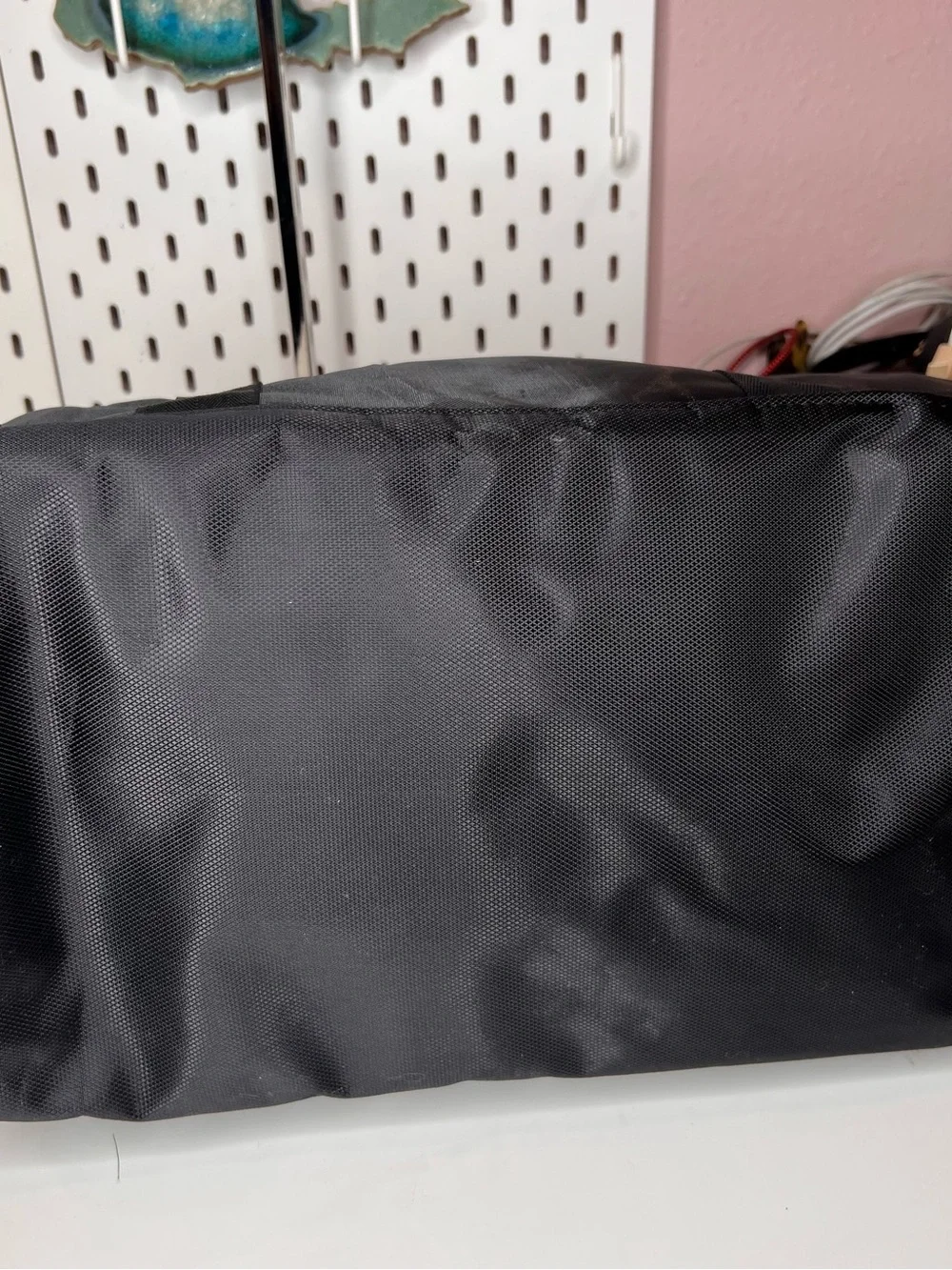 ALO Yoga Black Clear Travel Duffle Bag